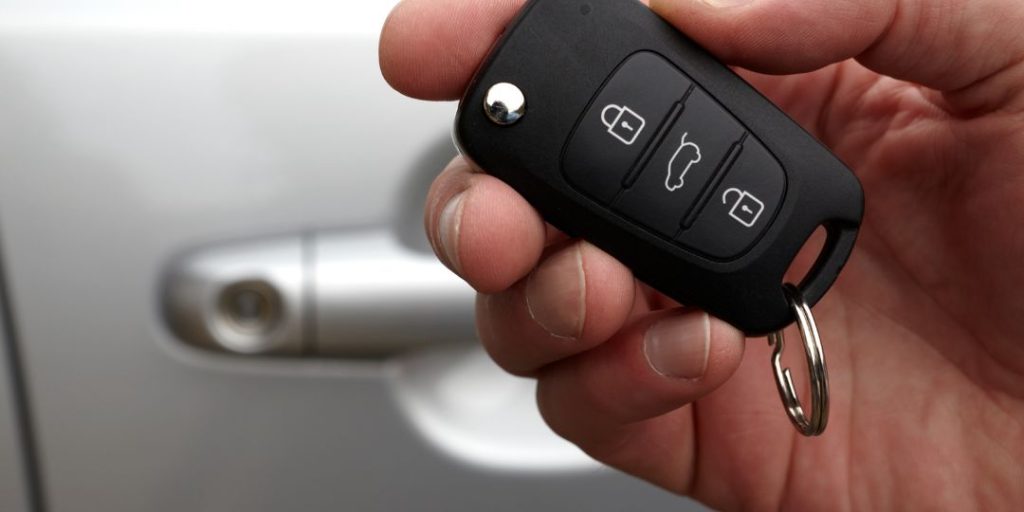 car key in hand