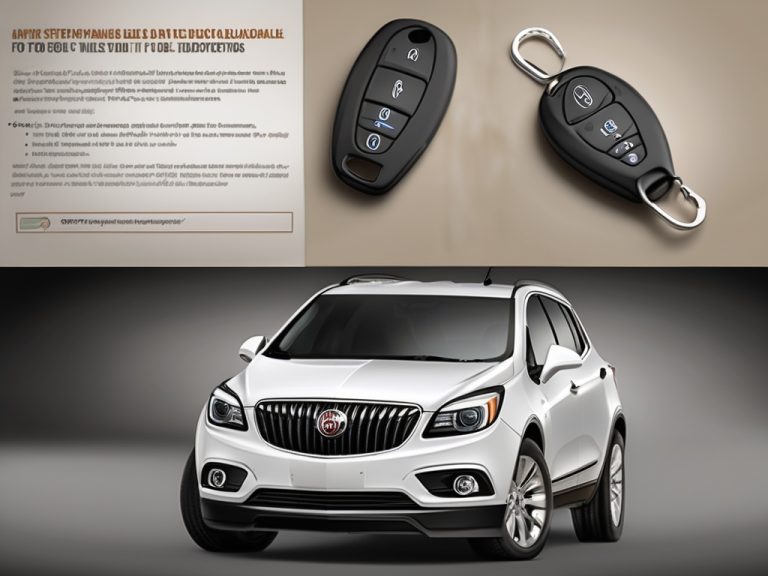 Buick Key Fob Replacement: A Step-By-Step Guide